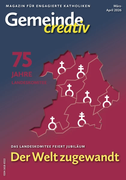 Ausgabe März-April 2026 mit Schwerpunkt 75 Jahre Landeskomitee