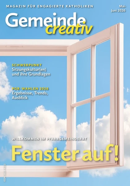 Ausgabe Mai-Juni 2026 mit Schwerpunkt Willkommen im Pfarrgemeinderat